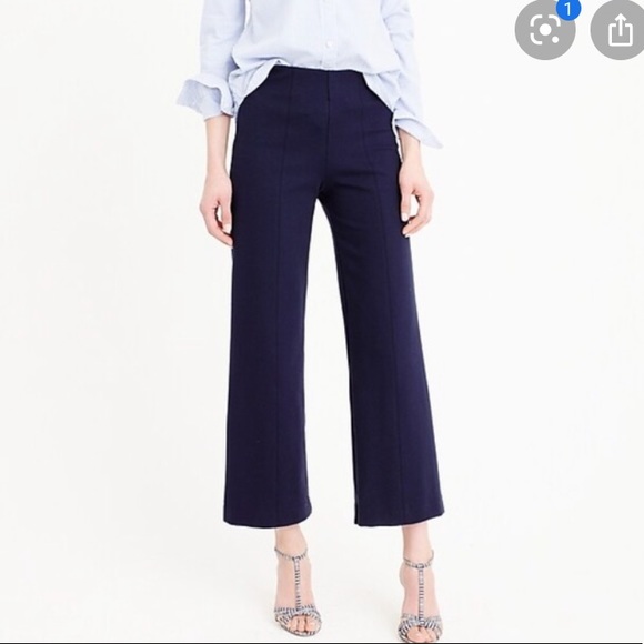 J. Crew Pants - J Crew Ponte Wide legged pants